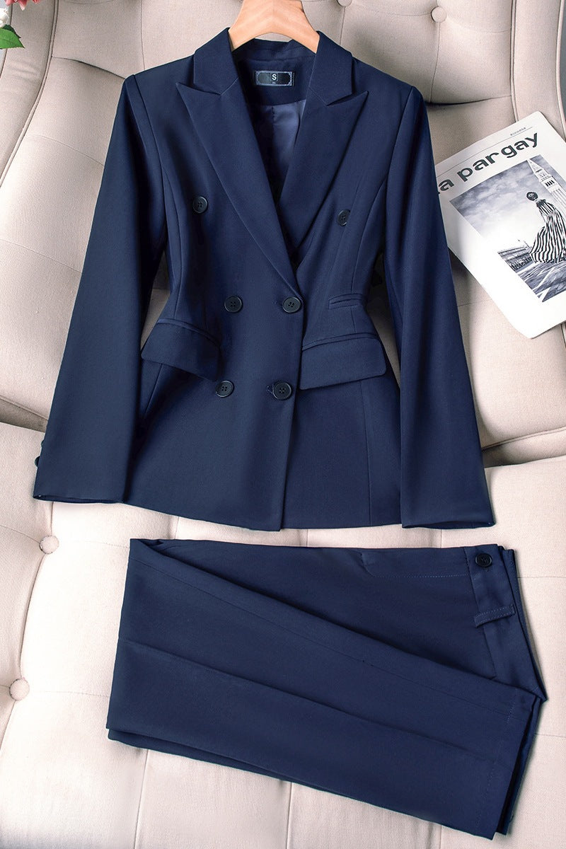 Womens 2-Piece Formal Trouser Suit Set