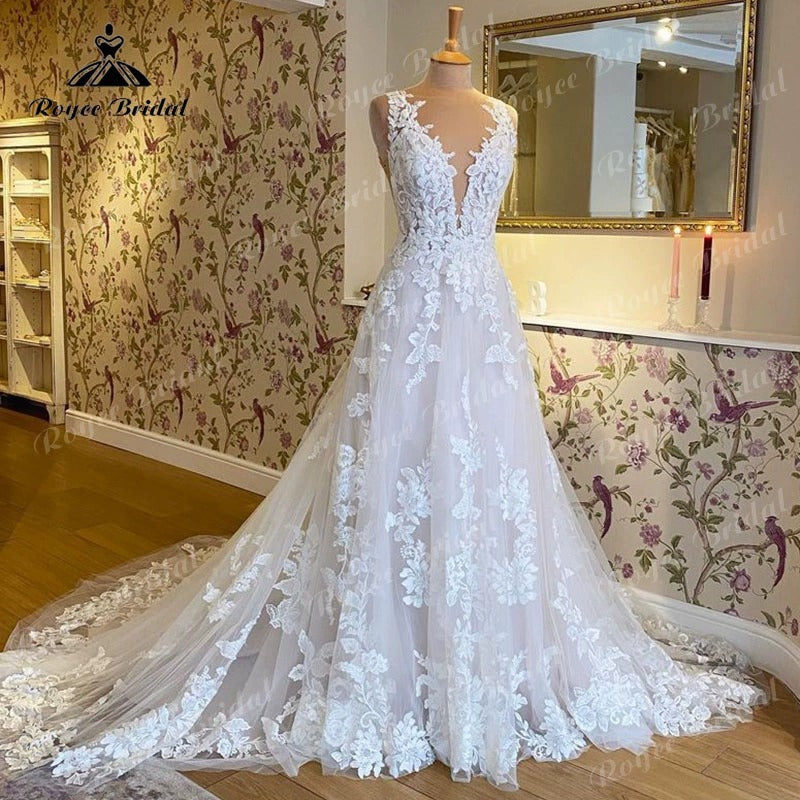 Women's tutu skirt lace bridal wedding dress
