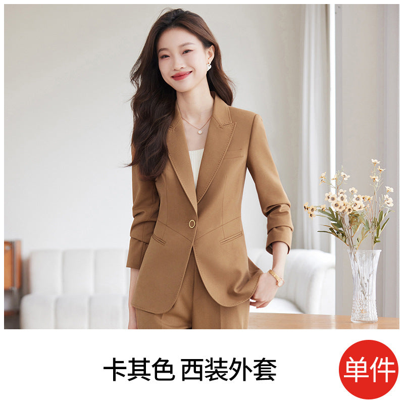 High-End Red Women’s Blazer