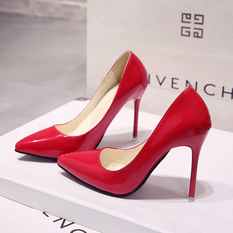 Round Toe Summer Wear Hill 10cm (On Hand)
