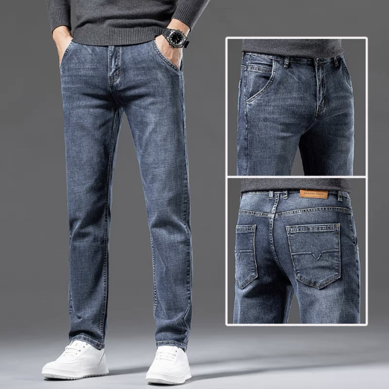 Keystone Men's Wear-Resistant Jeans