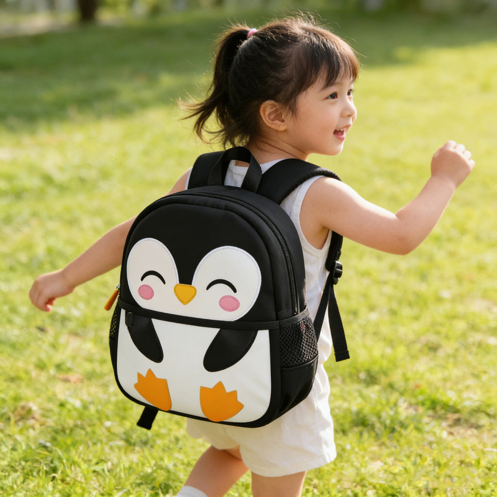 Happy Penguin School Backpack
