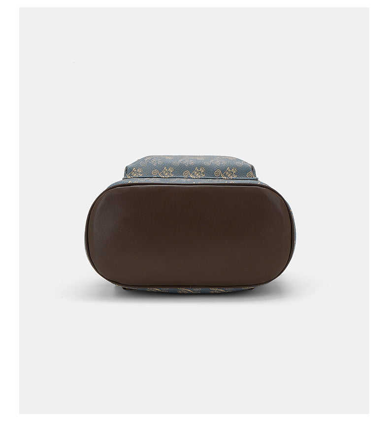 Indigo Wanderer Luxury High Aesthetic French Vintage Mini Backpack