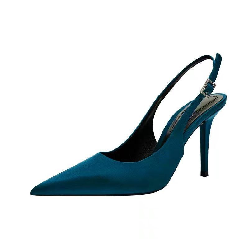 VelvetStep Stiletto Sandals