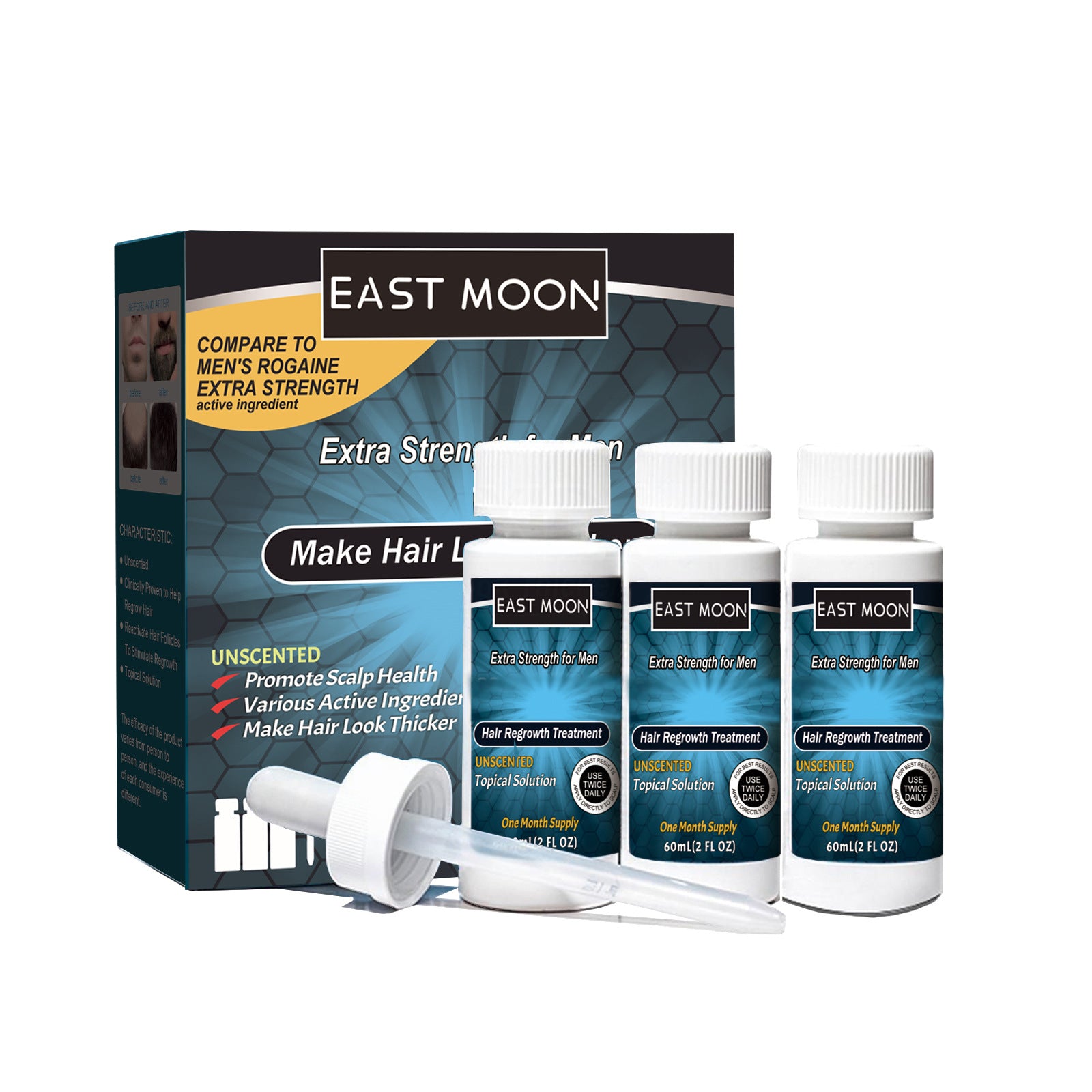 East Moon Men's Hair Thickening Serum