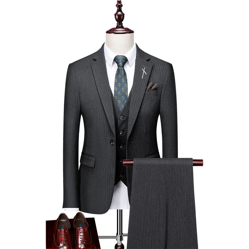 Men’s 3-Piece Slim Fit Wedding & Business Suit Set