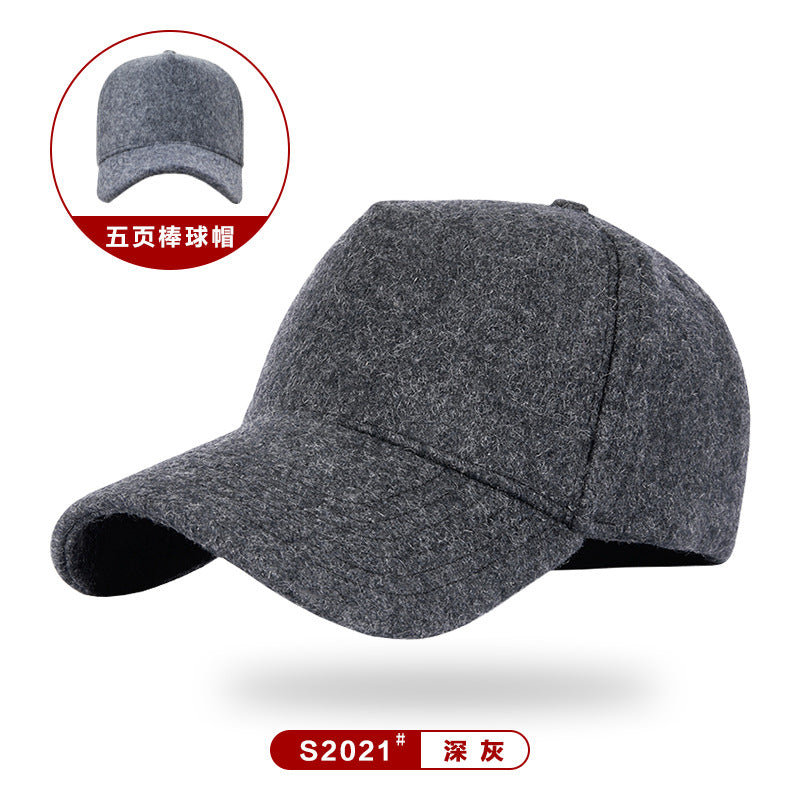 Autumn & Winter Wool Tweed Velvet Peaked Hats