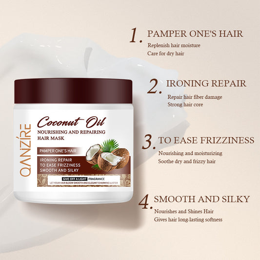 Export-Quality Coconut Oil Hair Mask