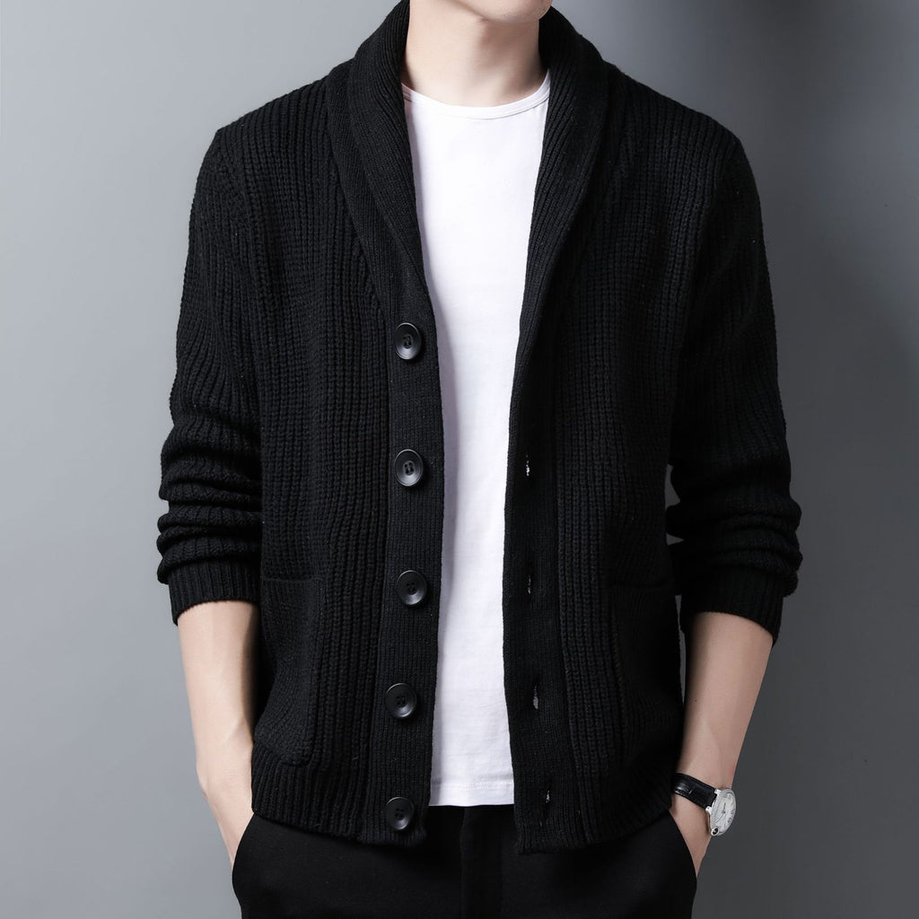 Men's Knit Cardigan Sweater