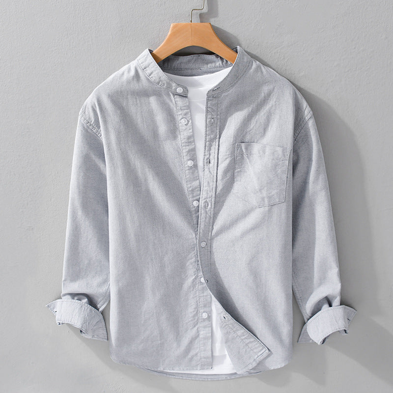 New Oxford Spinning Casual Men's Long-Sleeved Shirt
