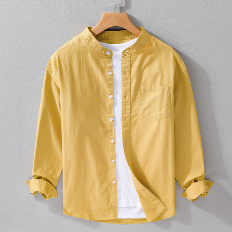 New Oxford Spinning Casual Men's Long-Sleeved Shirt