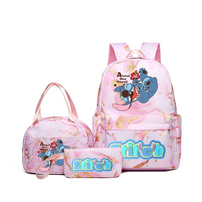 Waterproof 3-Piece School Backpack Set for Students & Travel