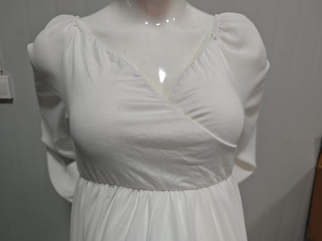 Slit Hem Pregnancy Day Dress