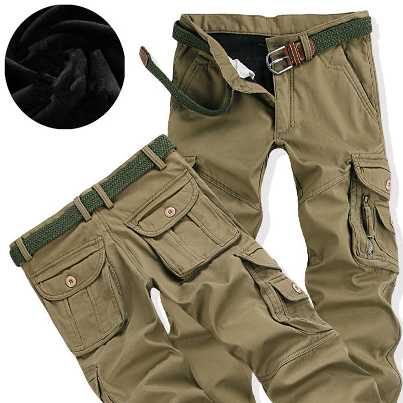 Men’s Winter Fleece Cargo Pants