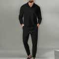 Men's 2024 Waffle Knit Zipper Athletic Set (On Hand)
