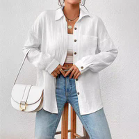 Chic Batwing Sleeve Loose Shirt
