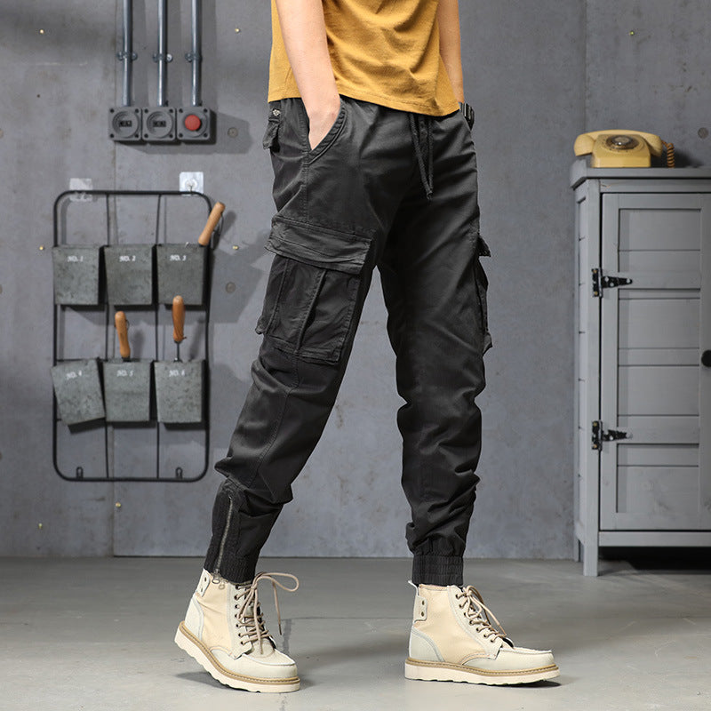 Streetweave Cargo Pants Cotton Slacks Wear-Resistant