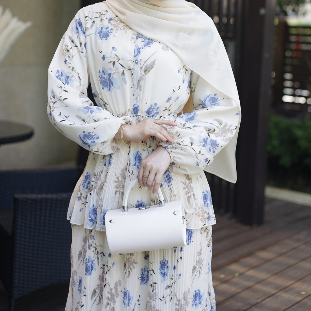 Pure Beauty Printed Dress, Ankle-length Printed Long Skirt