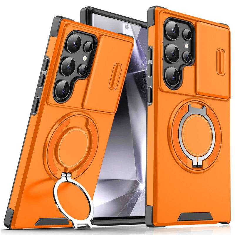 Samsung S26 Ultra CamShield Case with Rotating Stand