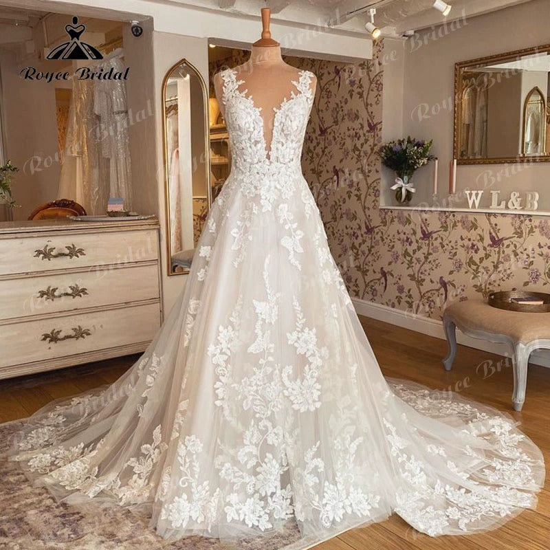 Women's tutu skirt lace bridal wedding dress