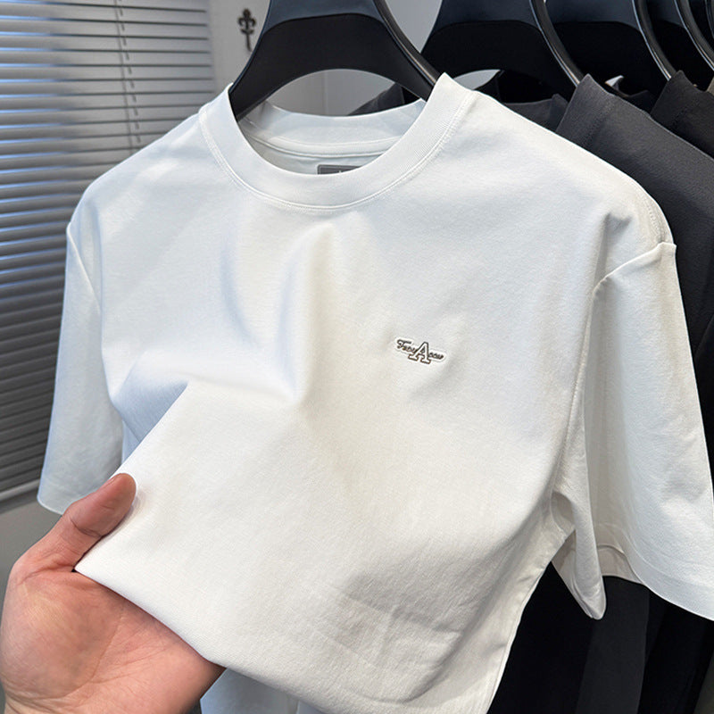 Men’s Loose-Fit Korean Trend Summer T-Shirt