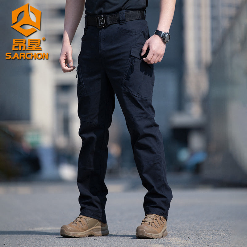 Angken IX9 Mens Pants Slim Stretch Outdoor Combat Trousers (On Hand)