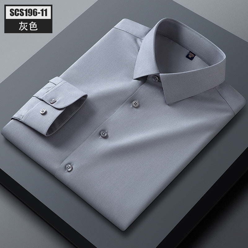 Mens Mulberry Silk Business Casual Shirt