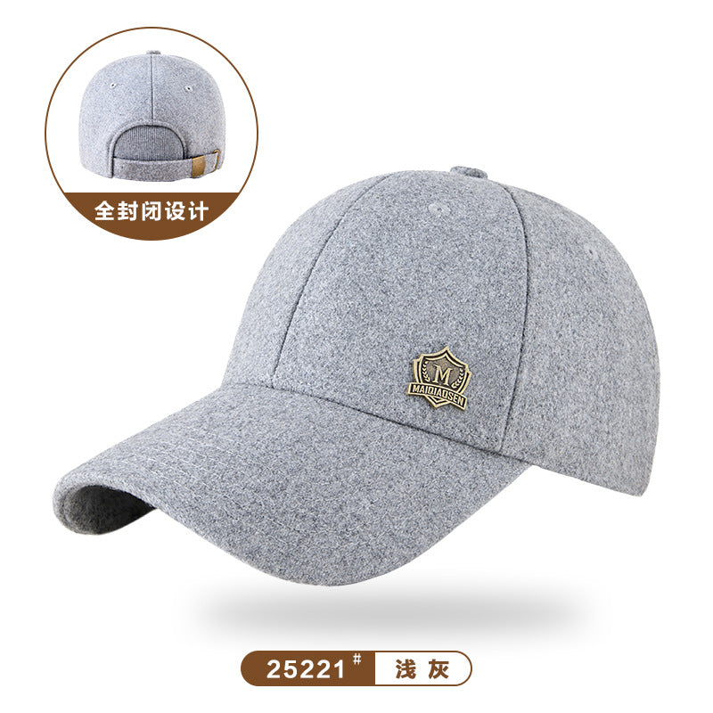 Autumn & Winter Wool Tweed Velvet Peaked Hats