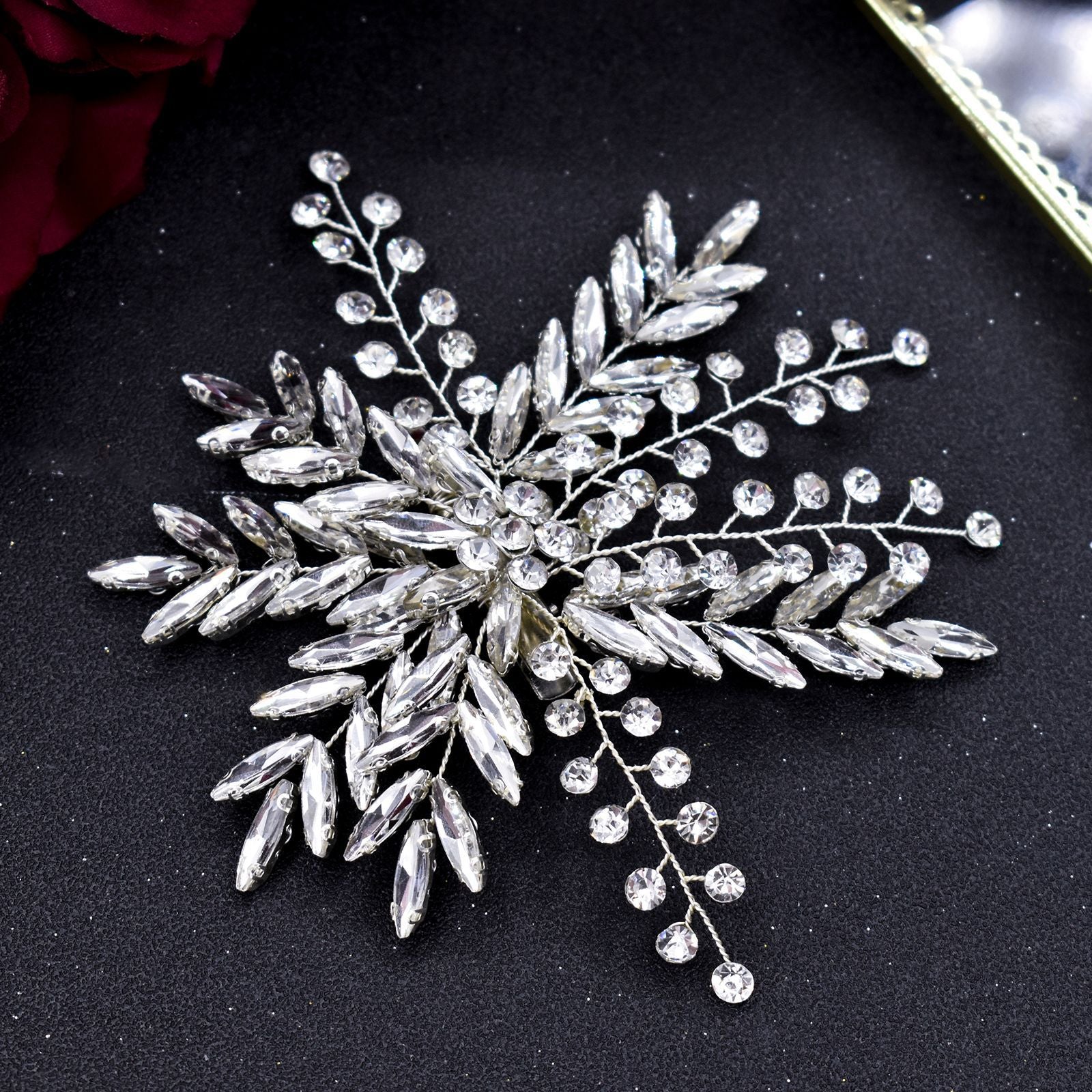 Rhinestone bridal Hairpin pan wedding dress hair accessories