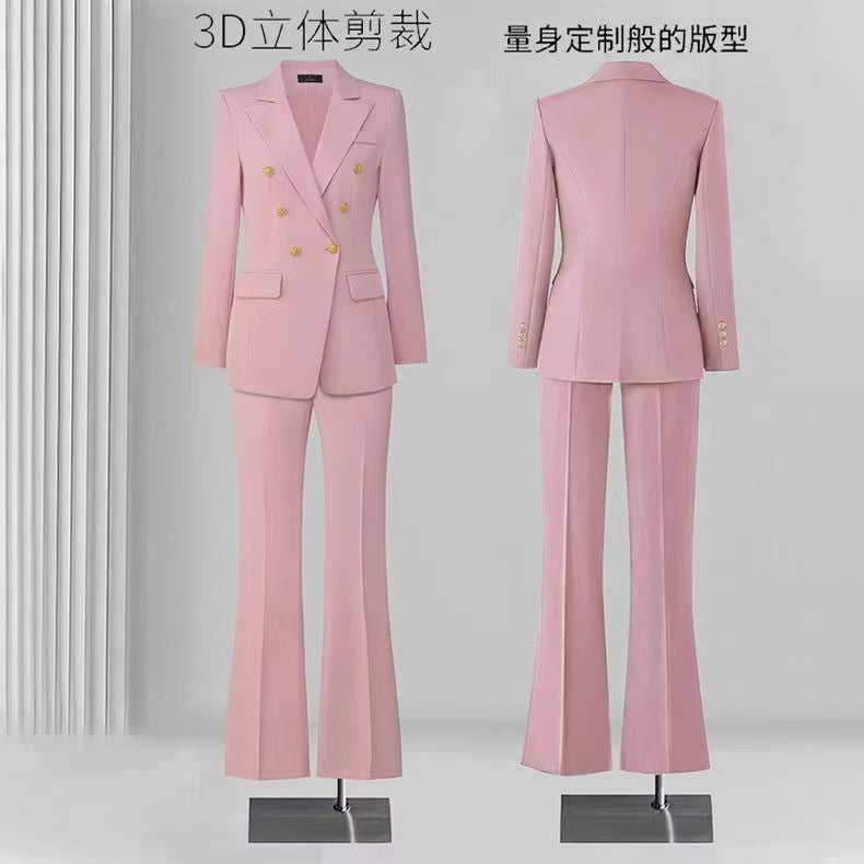 Womens 2-Piece Formal Trouser Suit Set