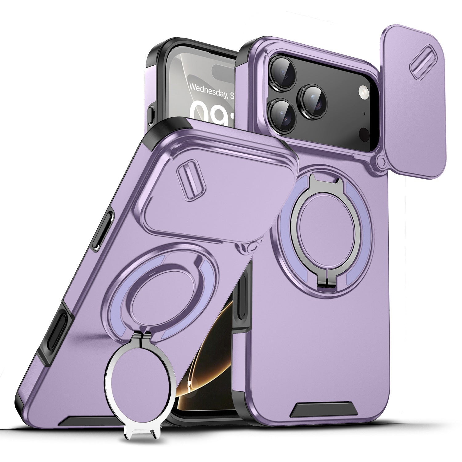 Magnetic Armor Phone Case for iPhone 16 / 17 Pro Max