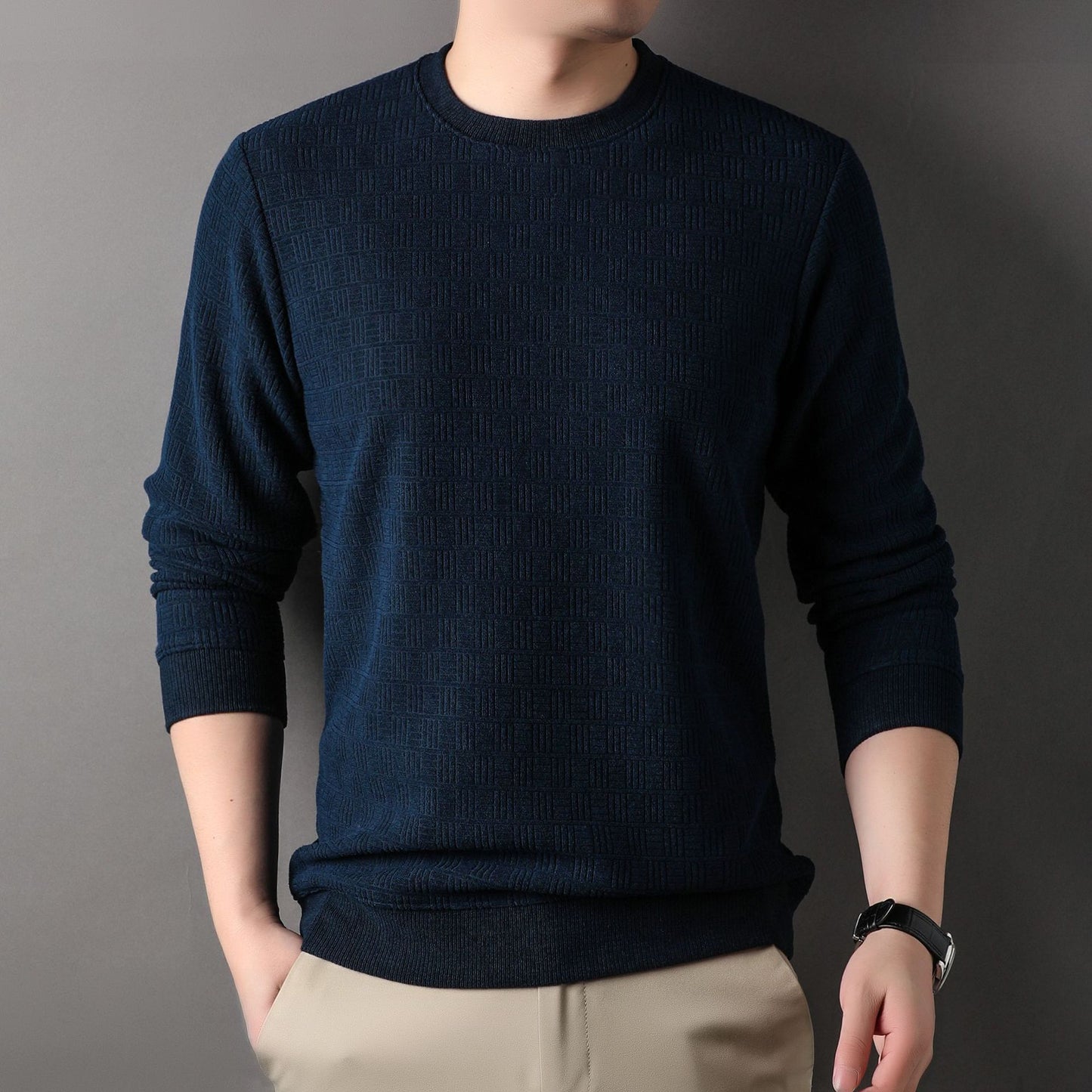 Textured Thermal Crewneck  Winter Edition