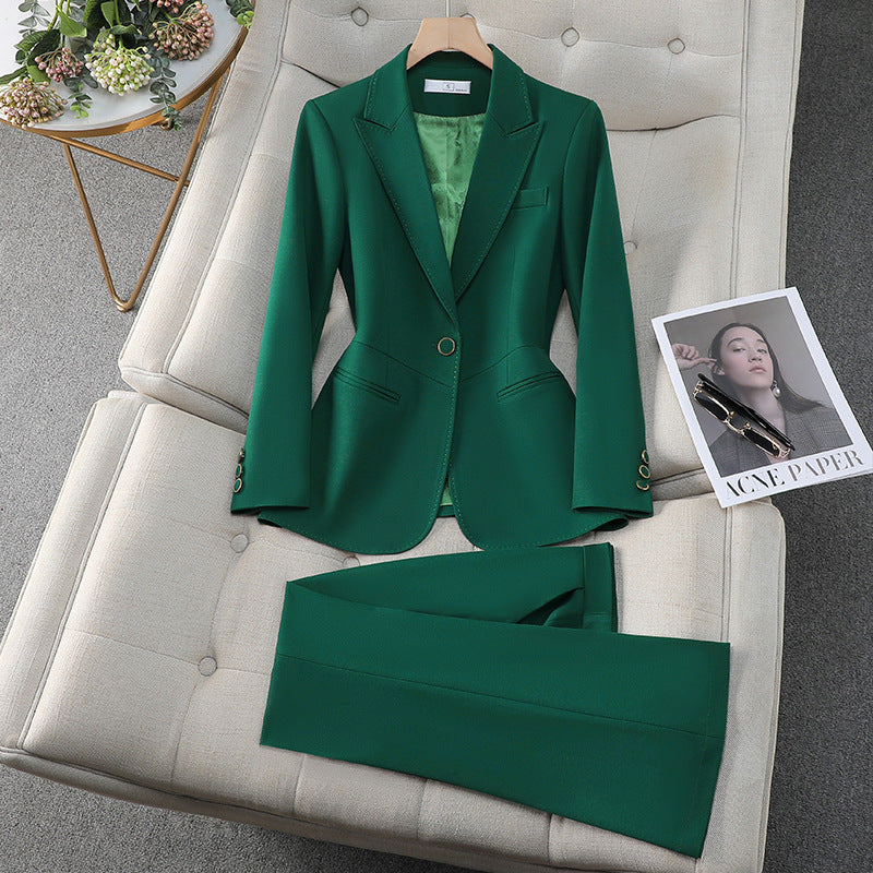 High-End Red Women’s Blazer