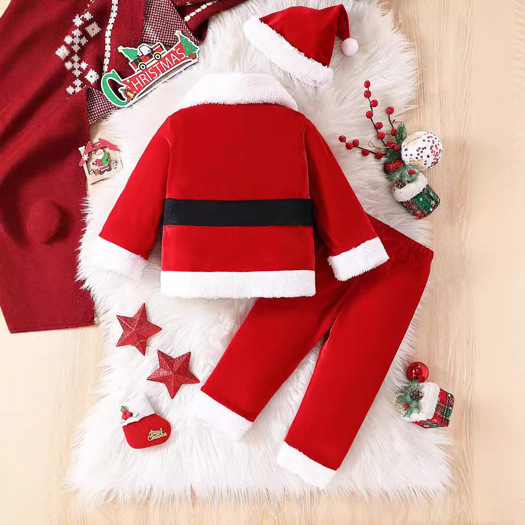 Jolly Santa Three-Piece Kids' Set