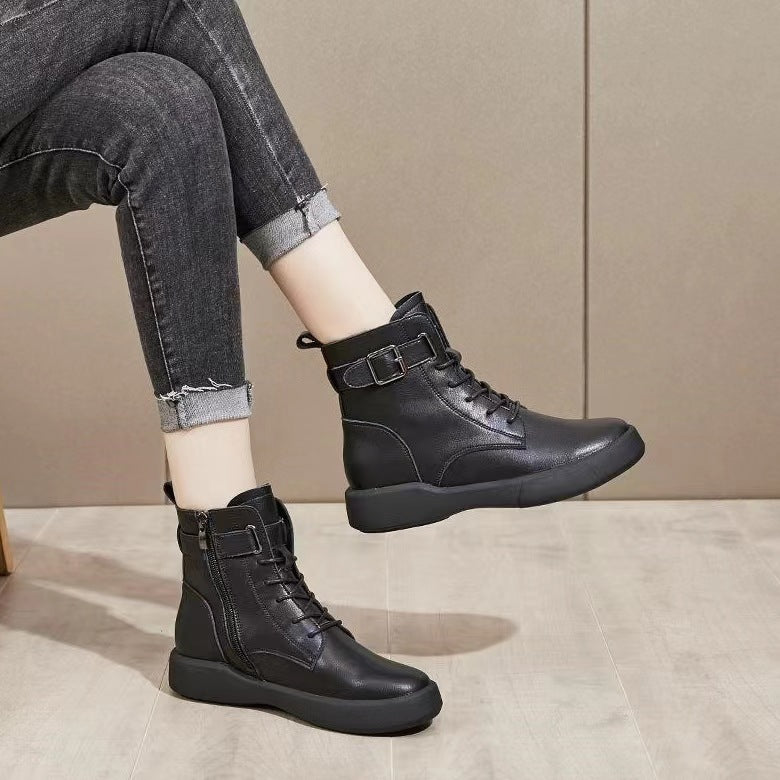 British Style Platform Martin Boots for Women