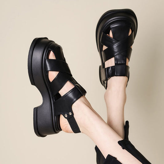 Women’s Thick-Heel Roman Sandals