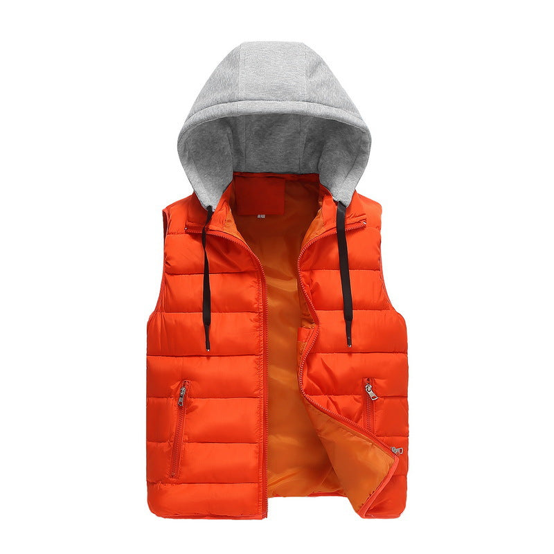 Quilted Hooded Vest  Cloud Layer