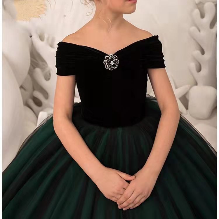 Radiant Emerald Princess Ball Gown