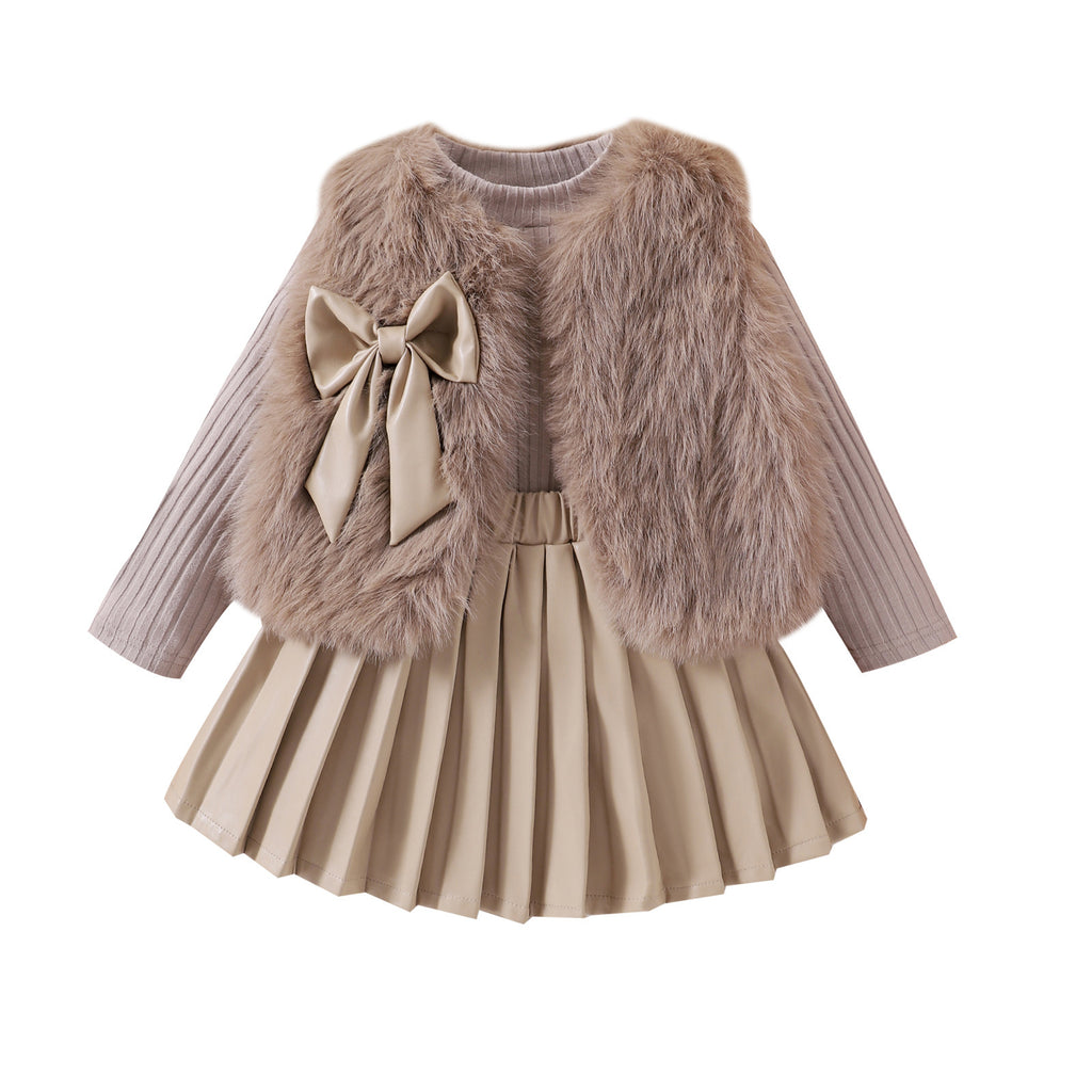 Girls' Autumn/Winter 3-Piece Outfit