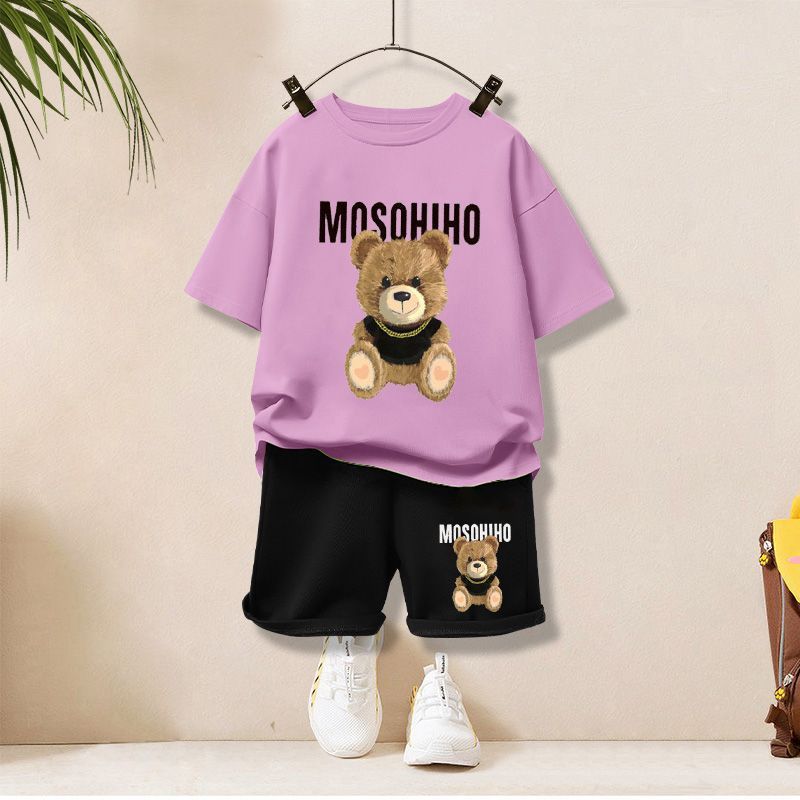 Trendy Boys Short-Sleeve Sets for Kids