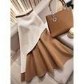 High-Waisted Slim Skirt
