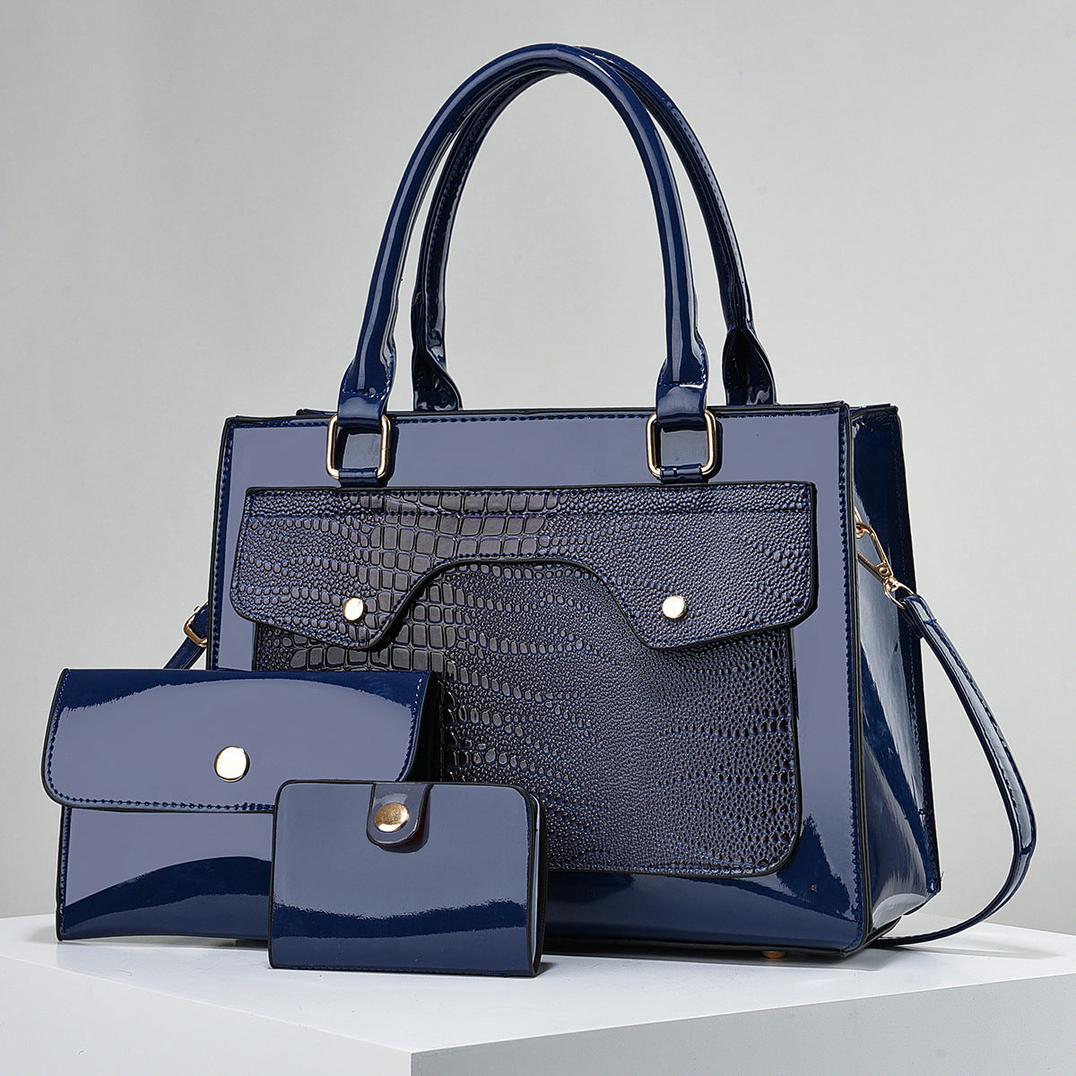 Shine 3-Piece Handbag Set