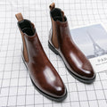 Men's Korean Style High-Top Leather Boots