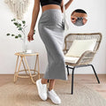 Essential Ribbed Maternity Pencil Skirt