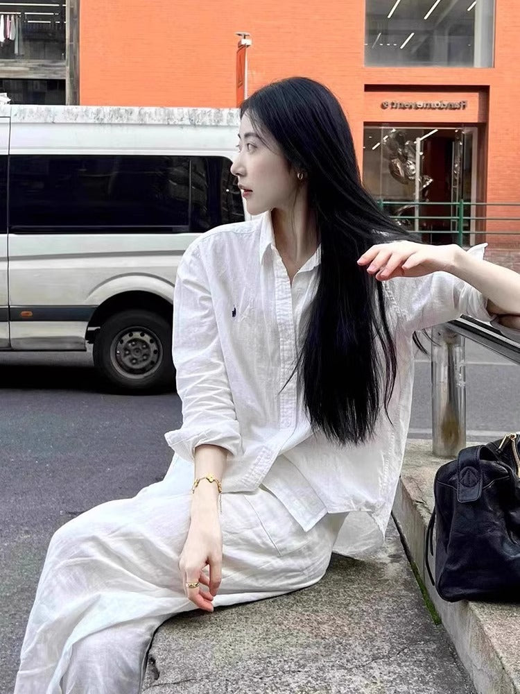 Women's Relaxed Linen Summer Shirt
