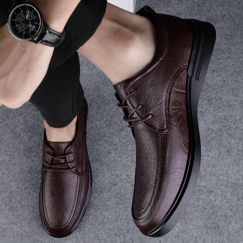mens leather shoes are breathable and comfortable, and the explosive classic dad shoes