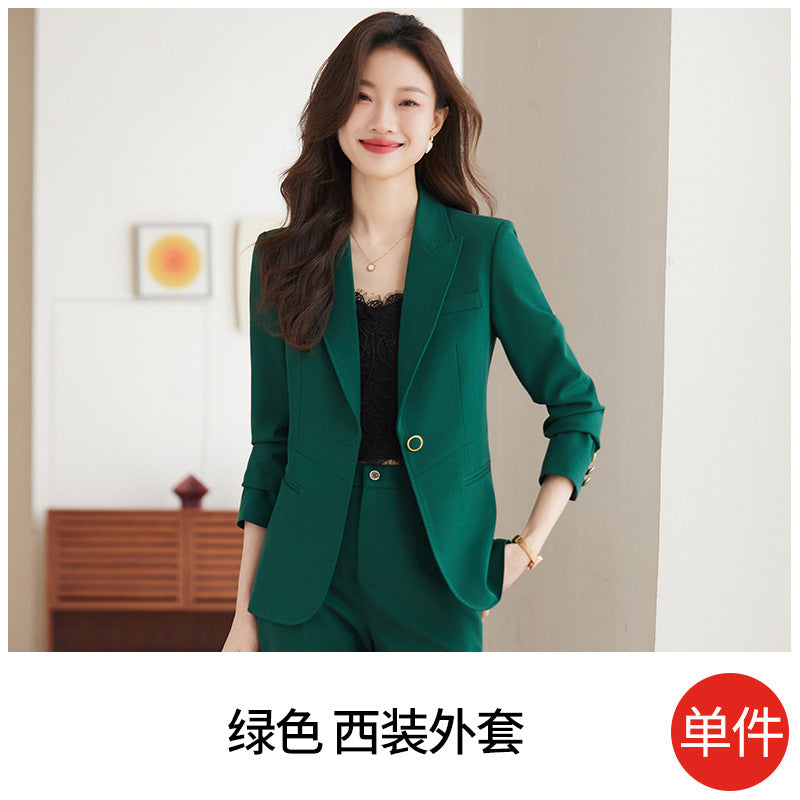 High-End Red Women’s Blazer