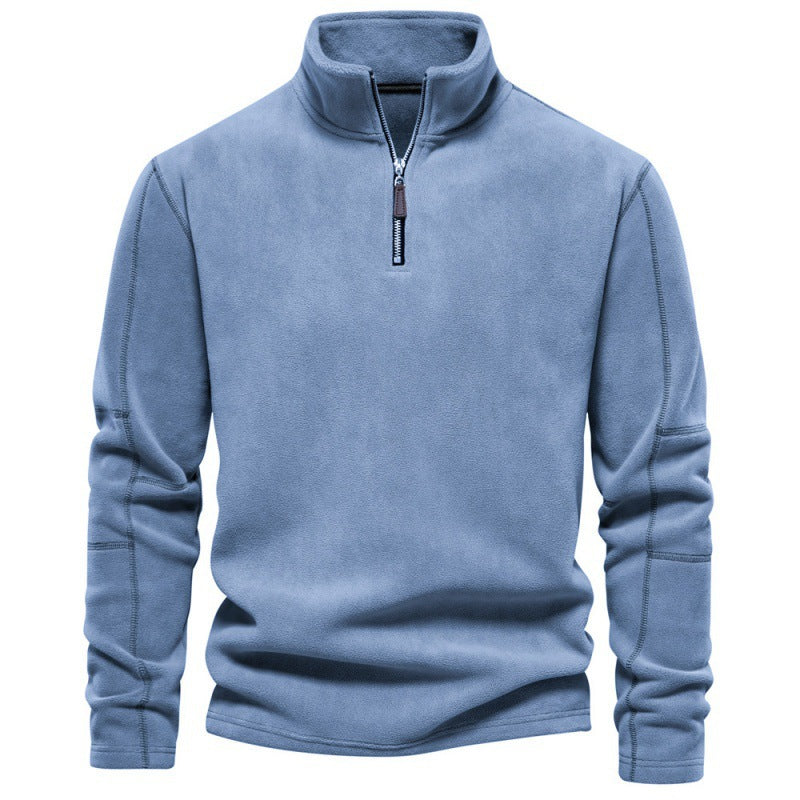 Men's Polar Fleece Half-Zip Sweatshirt  Autumn/Winter Trend