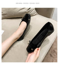 French Square Toe Ballet Flats