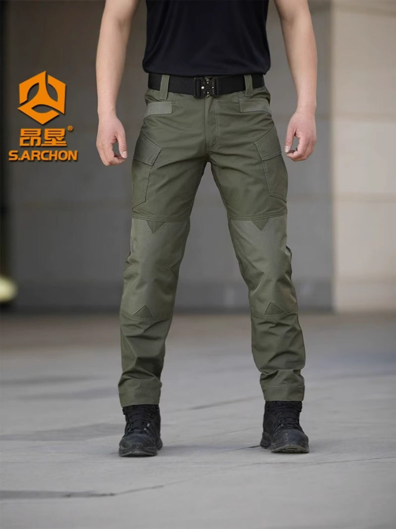 IX6 Outdoor Tactical Slim-Fit Cargo Pants for Men